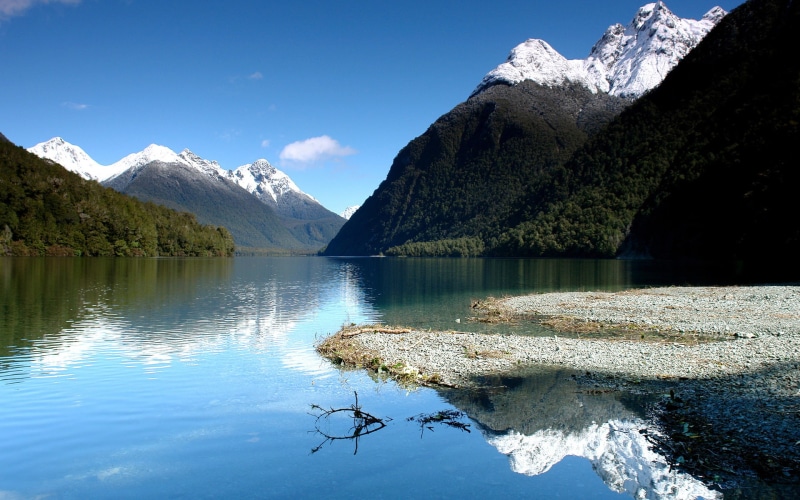 lago, paisaje, 1080P, naturaleza, bosque