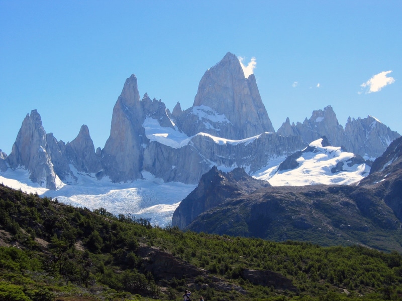 cold temperature, Argentina, day, tranquil scene, scenics - nature, range, sky, blue, 720P, snowcapped mountain, mountains, nature, cloud - sky, mountain range