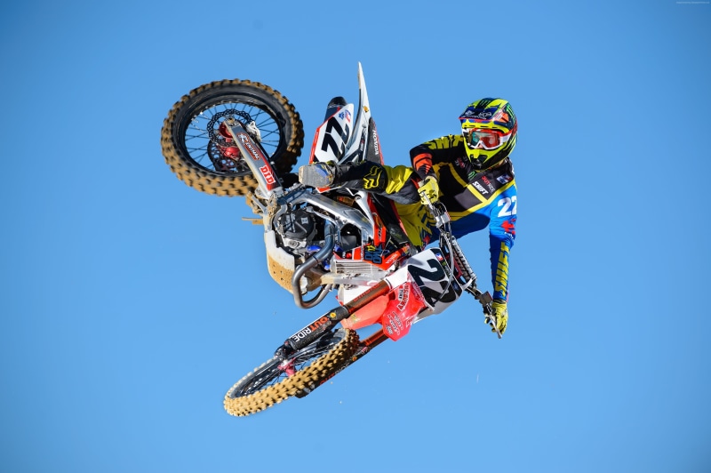 fmx, 4K, rider, motocross, Chad Reed