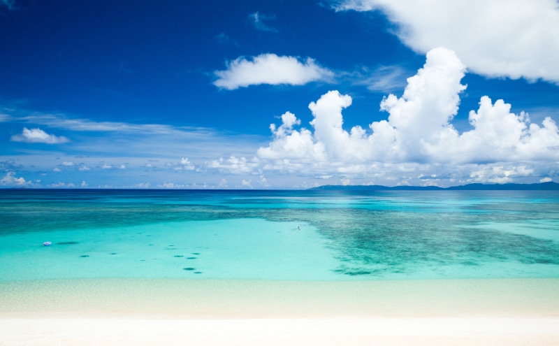 turquoise colored, Vacation, Cyan, outdoors, Cloud, Tropical, Blue, Waterscape, okinawa, hateruma, scenics - nature, Exotic, Japan, Summer, Crystal, Sand