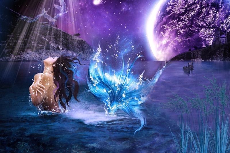 moonlit, 720P, mermaid