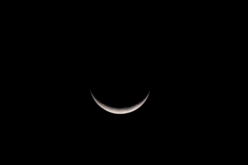 night, no people, tranquility, copy space, crescent, tranquil scene, space and astronomy, night sky, 5K, milky, nasa, dark, astronomy, eclipse, sky, natural phenomenon