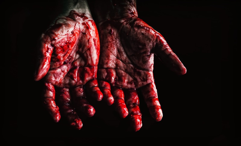 creepy, hand, s, finger, 1080P, people, hands, fear, covered, scary, human limb, killer, close-up, red, shock, bloody, human arm, human hand, horror, person