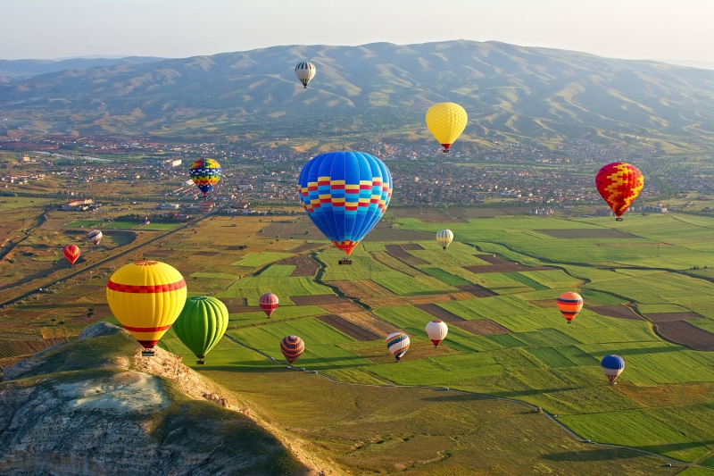 nature, fun, vacations, assorted, blue, travel, scenics - nature, flying, transportation, anatolia, moving Up, day, 2K, non-urban scene, panorama, no people