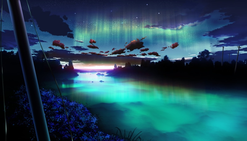 night, cloud - sky, scenics - nature, nighttime, landscape, tree, 1080P, stage, event, backgrounds, light - Natural Phenomenon, mountain, forest, music