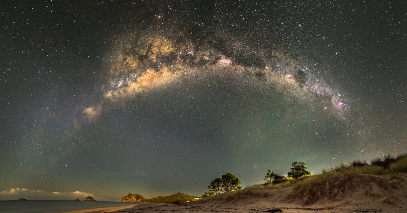 Coromandel, 8K, Tom hall, aurora borealis, gamma, travel, night time, time, galaxy, space, nebula, astronomy, Stars, aurora, planet - Space, science, constellation
