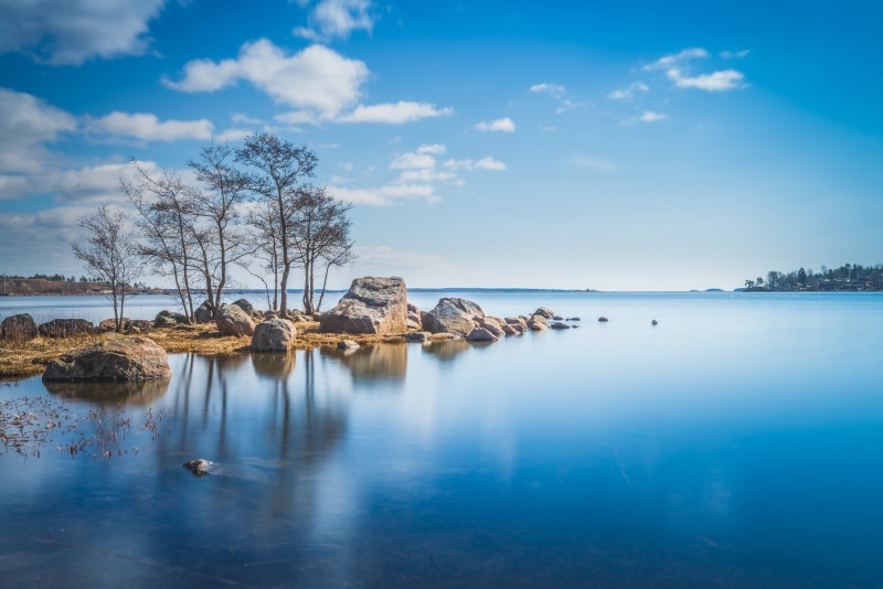 calm, photography, nature, outdoor, landscape, panoramic photography, sky, water, panoramic, outdoors, lake, scenics, blue, reflection, finland, serene