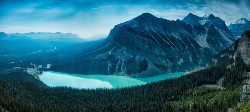lake, 4K, landscape, Moraine Lake, mountains, nature, forest
