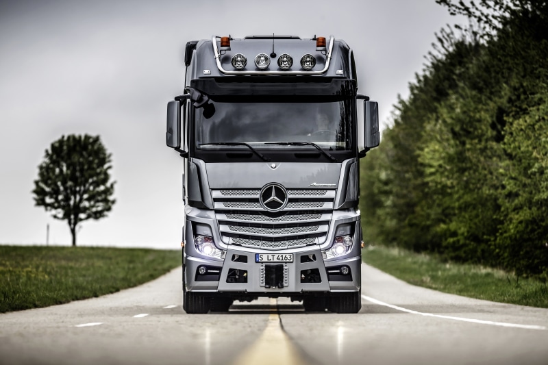 cabin, Actros, front View, camera - photographic equipment, driving, delivering, plant, view, close-up, truck, benz, gray, land Vehicle, street, summer
