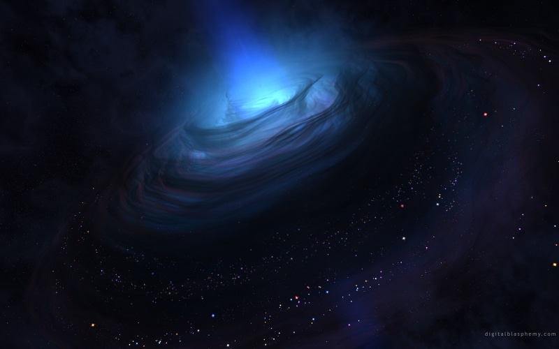 planet, artwork, fantasy art, stars, quasars, glowing, space, clouds, digital art, Digital Blasphemy, 2K, circle, space art