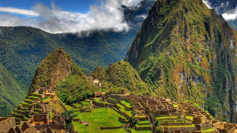 picchu, machu, landscape, hd, inca, overgrowth, jungle, nature, 1080P, ruins