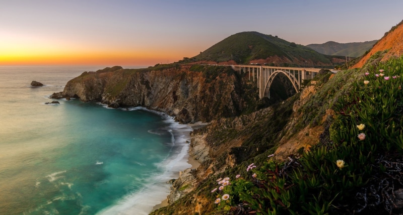 Big Sur, 1080P, Mountain, California, Bridge, Ocean, Bridges, Bixby Creek Bridge, Coast, Sea, Man Made