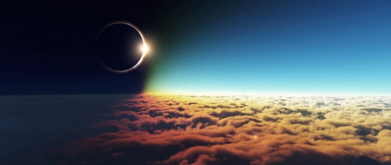 solar eclipse, eclipse, ultra-wide, sky, photography, 2K
