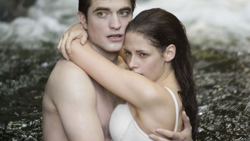 young women, Movie, young men, Robert Pattinson, heterosexual couple, women, togetherness, 720P, emotion, young adult, young couple, men, Bella Swan, Twilight