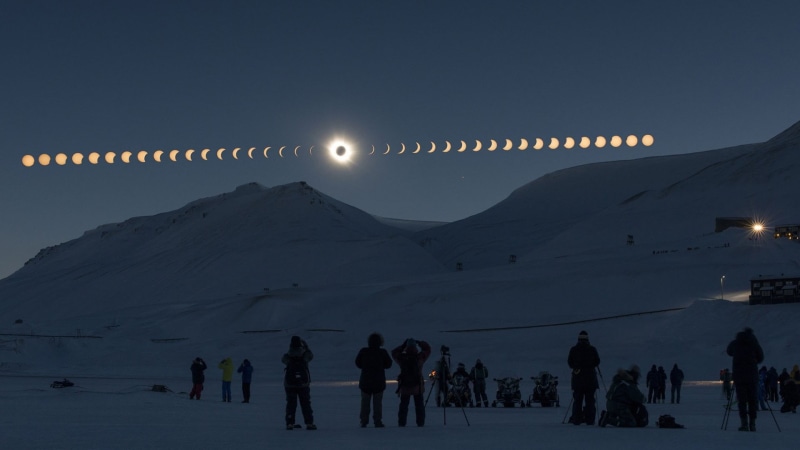 NASA, men, 1080P, mountain peak, travel, planet, cold temperature, nature, scenics - nature, galaxy, crowd, snow, mountain, mountain range, phases, sky