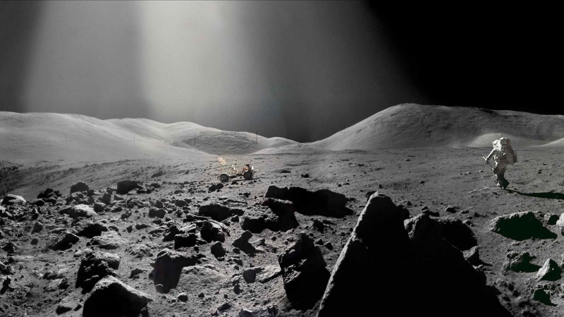 landing, astronaut, lunar, hd, alien, rover, lander, landscape, moon, 720P, space