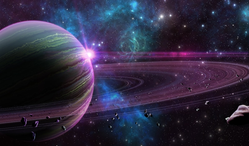 espacio, 4K, naturaleza, estrellas, saturno, aros