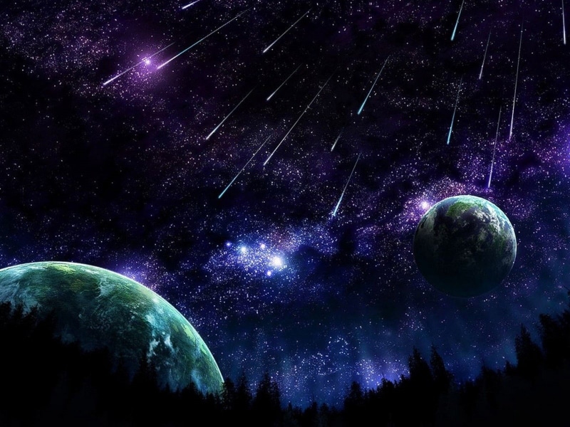 720P, planetas, espacio, meteoritos, naturaleza