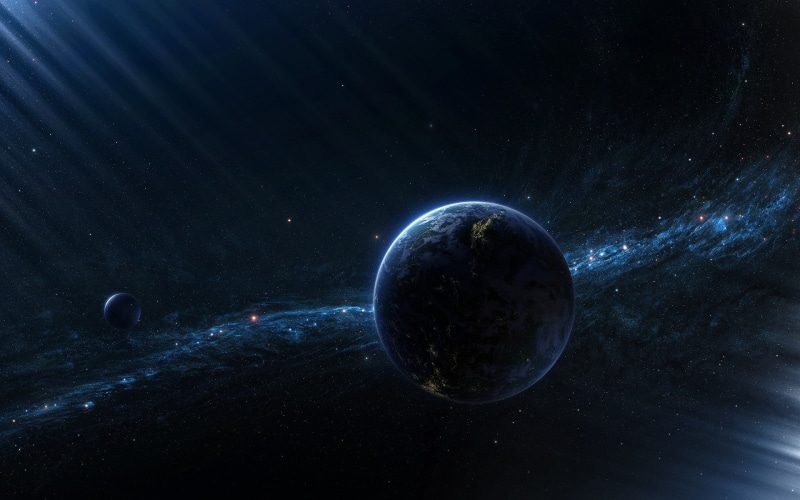 earth  screensaver, light - natural phenomenon, moon, nature, satellite view, star, planet earth, 1080P, eclipse, astronomy, sphere, blue, galaxy, star field