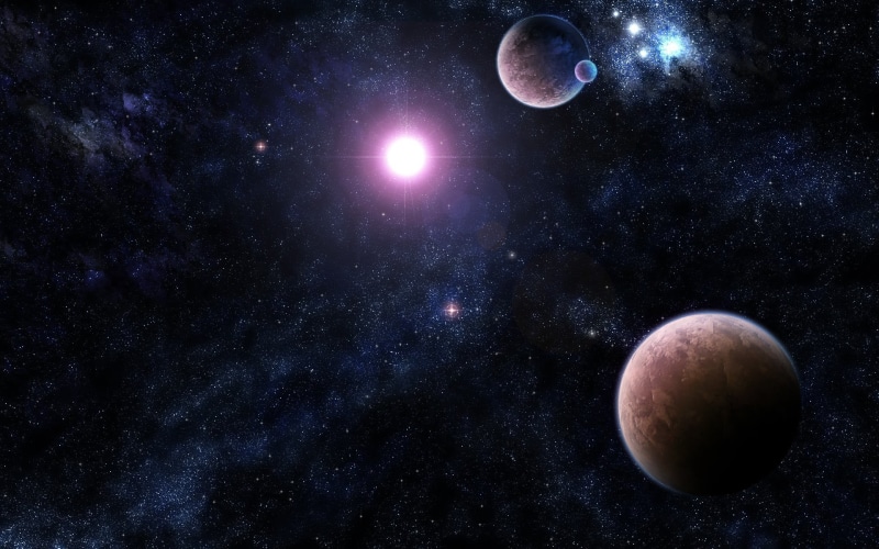 scenics - nature, 1080P, nature, moonlight, moon surface, planet, beauty in nature, no people, star field, stars, galaxy, night, sky, orbiting, star, moon