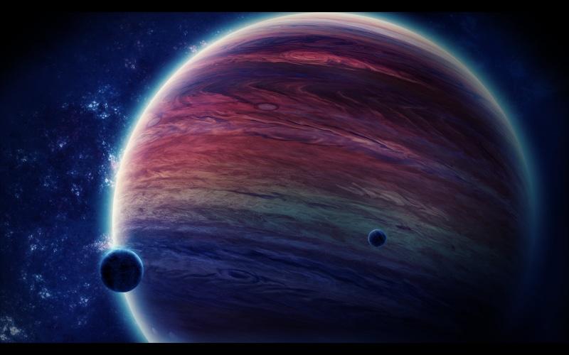 jupiter, auto post production filter, space exploration, eclipse, astronomy, orbiting, satellite view, the moon, night, scenics - nature, 1080P, science