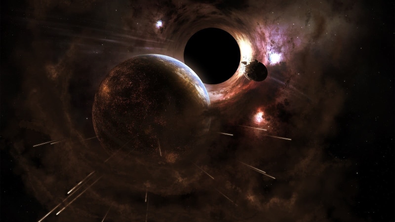 galaxy, moon, solar system, graphic, astronomy, no people, nature, science, dark, planets, outdoors, 720P, black holes, light - natural phenomenon
