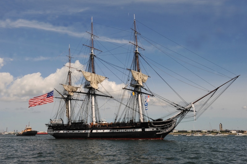 cloud - sky, u, sails, 4K, patriotism, independence, transportation, charlestown, sailing, sailboat, historical, nautical vessel, oldest us vessel, mast