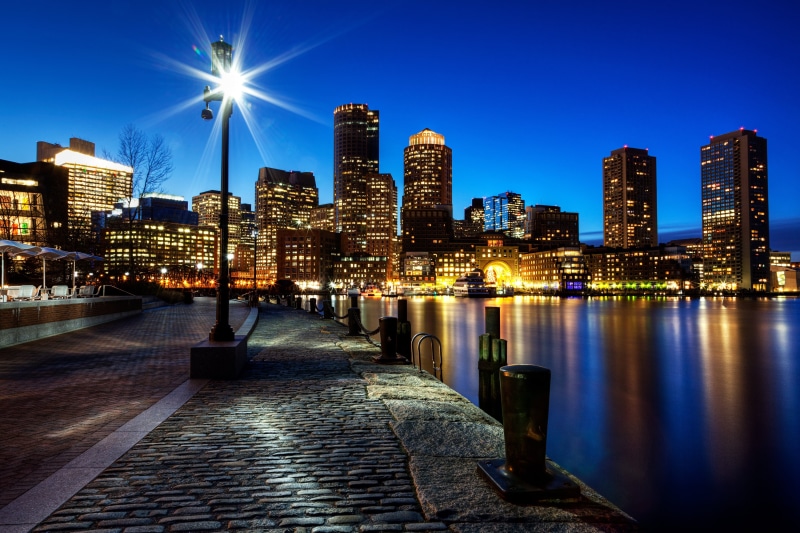 new England - Usa, lighting equipment, new York City, reflection, financial District, architecture, boston Harbor, downtown District, city Life, the city