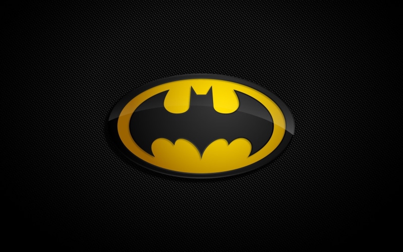 batman, logo, 1080P, black