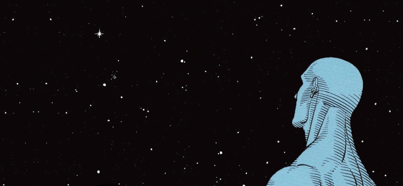 lifestyles, snowing, night, astronomy, unrecognizable person, human leg, outdoors, one person, Watchmen, human body part, human foot, blue, copy space