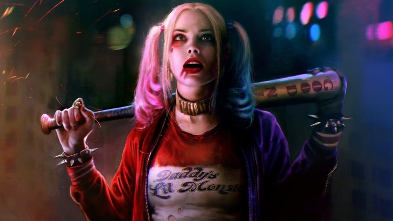 movies, 1080P, Harley Quinn, Suicide Squad, Margot Robbie, DC Comics, women