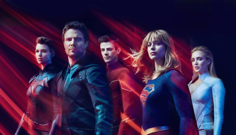 Caity Lotz, Flash, White Canary (DC Comics), Actress, Crossover, TV Show, Ruby Rose, 4K, Actor, Batwoman, Stephen Amell, Grant Gustin, Arrow (Comics)