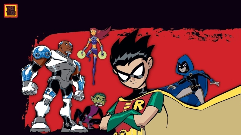 Robin (DC Comics), Raven (DC Comics), Beast Boy, Starfire (DC Comics), Teen Titans, 1080P, Cyborg (DC Comics)