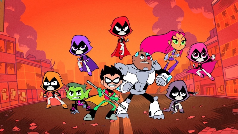 outdoors, males, 1080P, enjoyment, people, architecture, happiness, childhood, mammal, full length, Teen Titans Go!, Beast Boy, sky, Starfire (DC Comics)