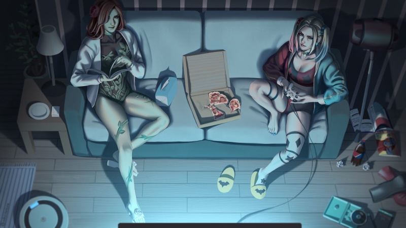 Poison Ivy, Harley Quinn, 1080P, Comics