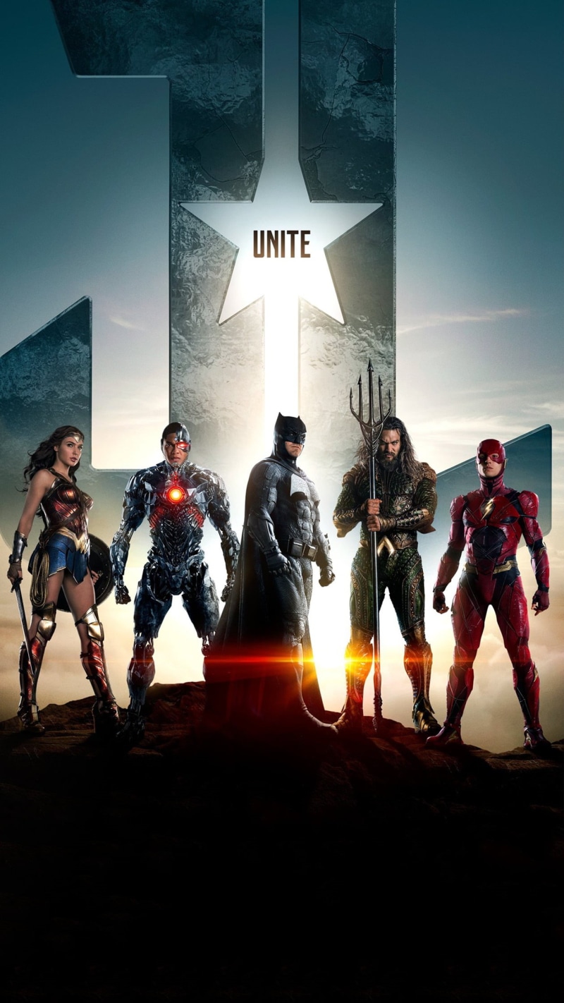 freedom, Aquaman, Cyborg (DC Comics), futuristic, Wonder Woman, sign, 1080P, adult, standing, Batman, men, Justice League (2017), group of people, architecture