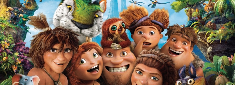 people, 2K, women, young adult, human body part, togetherness, comedy, looking at camera, smiling, Others, Prehistoric, movie, fun, croods