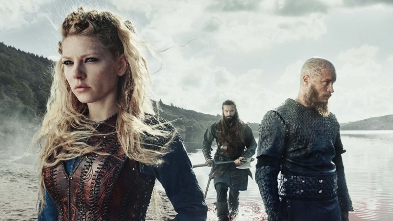 Katheryn Winnick, Rollo Lothbrok, actor, actress, men, 1080P, Vikings, women, Vikings (TV series), Ragnar Lodbrok, Travis Fimmel, Lagertha Lothbrok