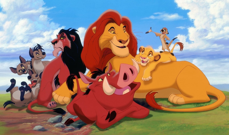 2K, arts culture and entertainment, Simba, human representation, The Lion King, Disney, art and craft, Pumbaa, king, Scar, sculpture, sky, male likeness