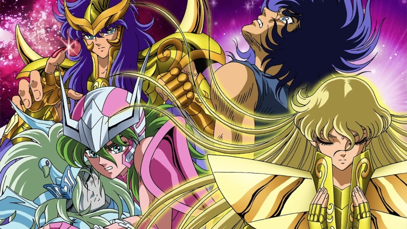 Anime, Andromeda Shun, Saint Seiya, Phoenix Ikki, 1080P, Virgo Shaka, Cygnus Hyoga, Scorpio Milo