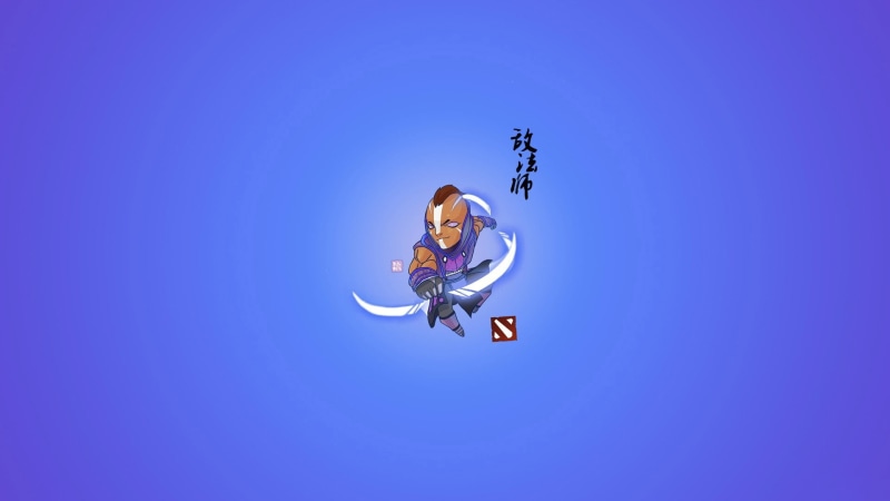 sport, motion, clear sky, activity, joy, low angle view, Steam (software), skill, Dota 2, AntiMage, exhilaration, freedom, blue, 1080P, leisure activity