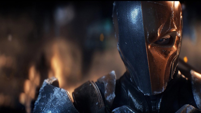 1080P, batman, arkham, deathstroke, character, 1920x1080, games, origins, robot, arkham origins, black, costume