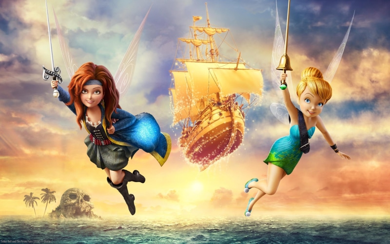 fairy, bell, pirate, illustration, tinkerbell, 2K, tinker