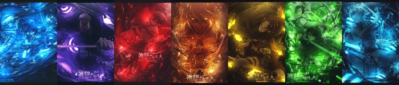 Eren Jeager, Erwin Smith, Armin Arlert, 2K, Shingeki no Kyojin, Levi Ackerman, Mikasa Ackerman