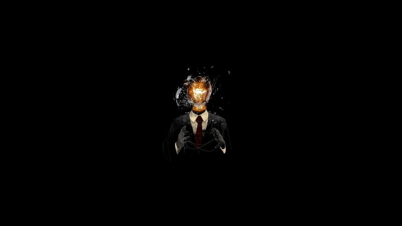 heat - temperature, animal, digital art, one animal, fire - natural phenomenon, fire, man, close-up, suits, lightbulb, artwork, head, cut out, no people