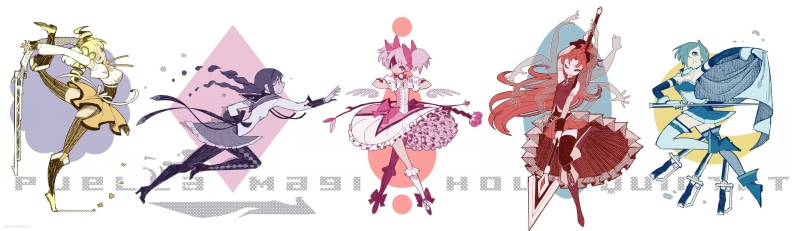 Mahou Shoujo Madoka Magica, females, anime girls, Miki Sayaka, 2K, white background, anime, adult, digital composite, art and craft, arts culture and entertainment