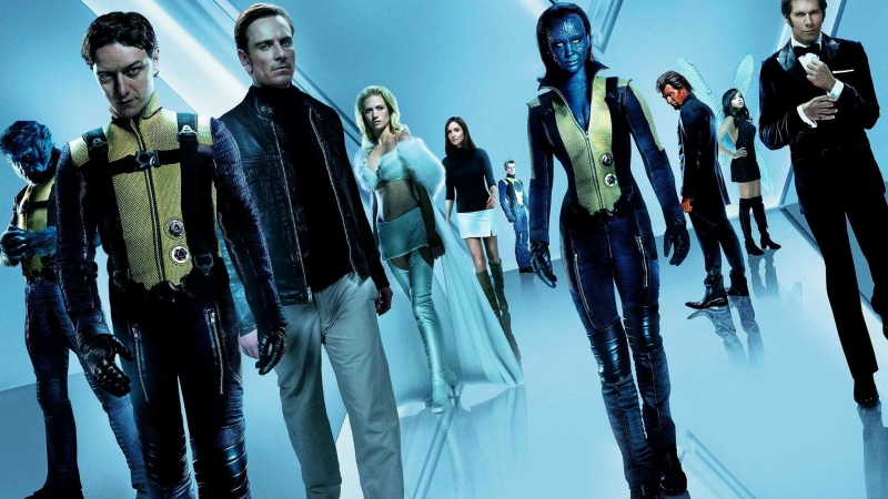  x, real people, men, X-Men: First Class, group, Jennifer Lawrence, people, X-Men, standing, women, Charles Xavier, adult, business, fashion