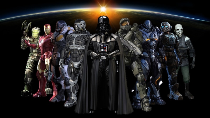 Earth Planet, low angle view, Weapon, Star Wars, arts culture and entertainment, 1080P, Hunter, male likeness, Space, assorted, Sun, lighting equipment
