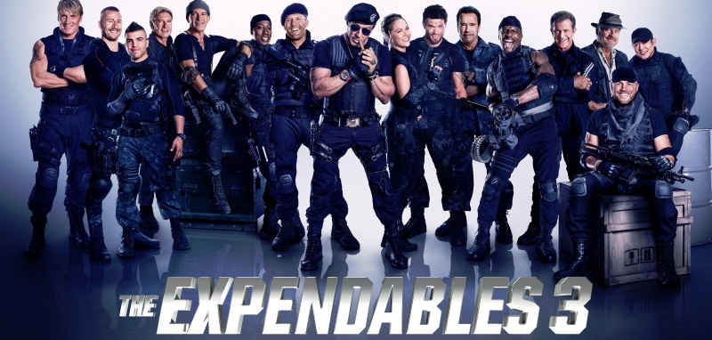 Glen Powell, Kellan Lutz, law, Arnold Schwarzenegger, crowd, Jason Statham, communication, Terry Crews, Randy Couture, adult, uniform, Mel Gibson, Victor Ortiz