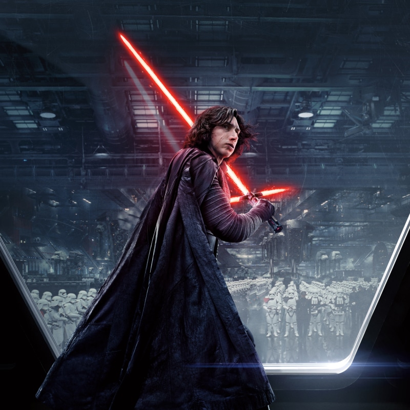 5K, 4K, Adam Driver, Kylo Ren, Star Wars: The Last Jedi